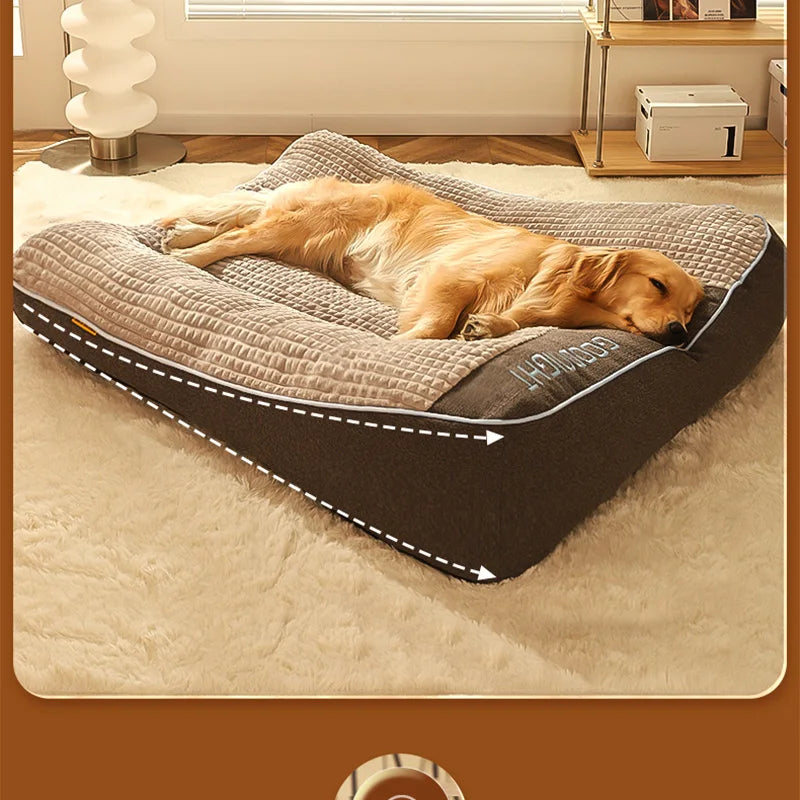HOOPET Dogs Cats Bed Large Dog Mat Warm Pet Nest Kennel For Small Medium Large Dogs Puppy Kitten Plus Size Sleeping winter